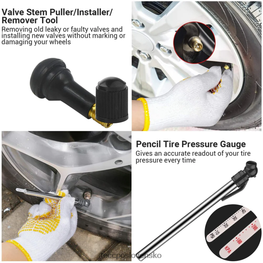 súprava na opravu pneumatík TECCPO iné zbierky V6RH8X61