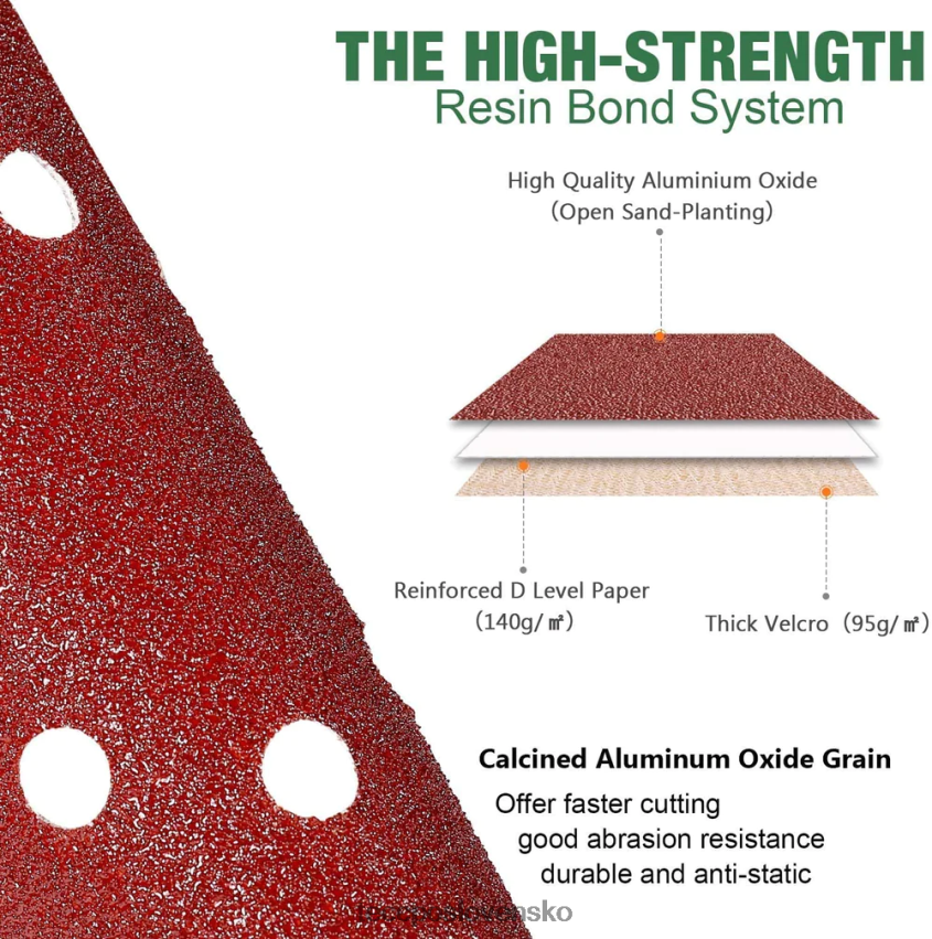 brúsny papier TECCPO príslušenstvo V6RH8X31