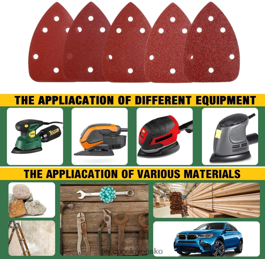 brúsny papier TECCPO príslušenstvo V6RH8X31