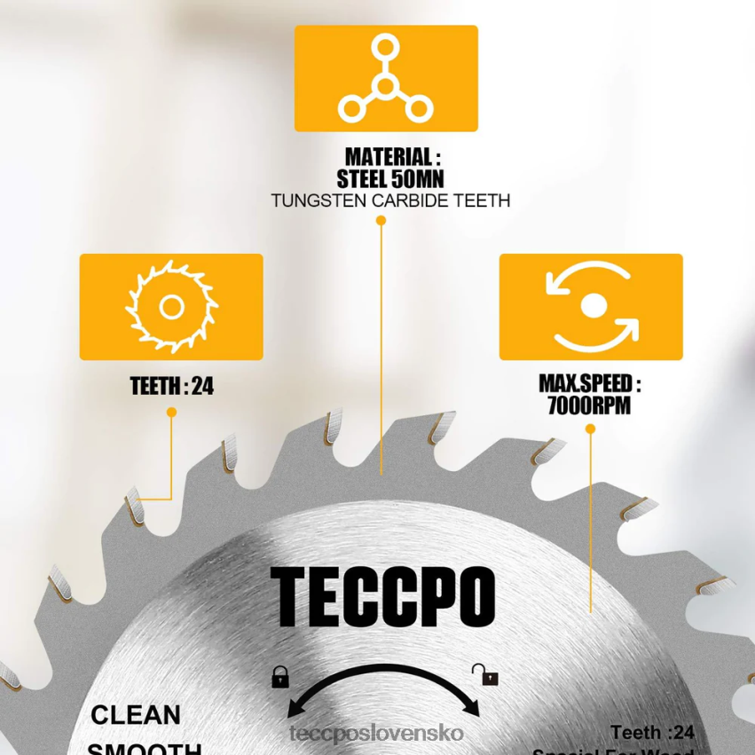 kotúč okružnej píly TECCPO príslušenstvo V6RH8X32