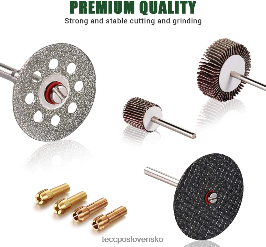 súprava príslušenstva rotačného náradia TECCPO príslušenstvo V6RH8X44