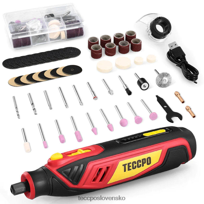 4V akumulátorové rotačné náradie TECCPO rotačné nástroje V6RH8X49