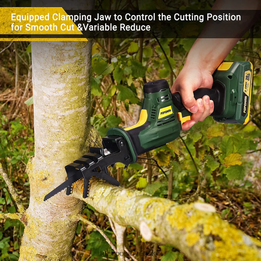 20V akumulátorová priamočiara píla TECCPO spracovanie dreva V6RH8X22