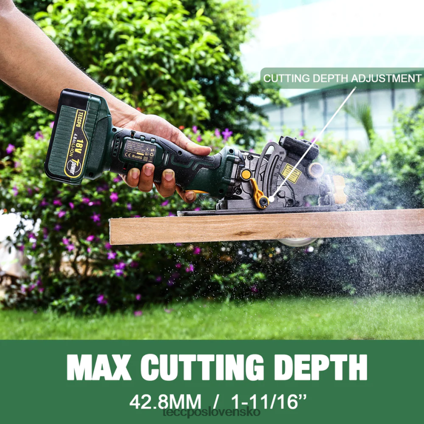 akumulátorová kotúčová píla 20v 4-1/2