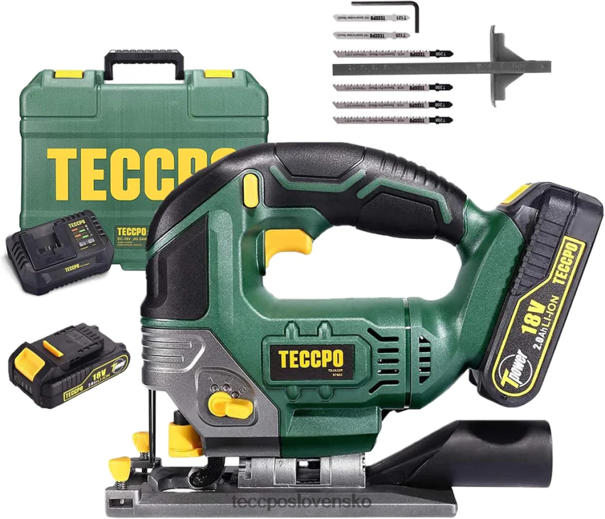 akumulátorová priamočiara píla TECCPO spracovanie dreva V6RH8X25
