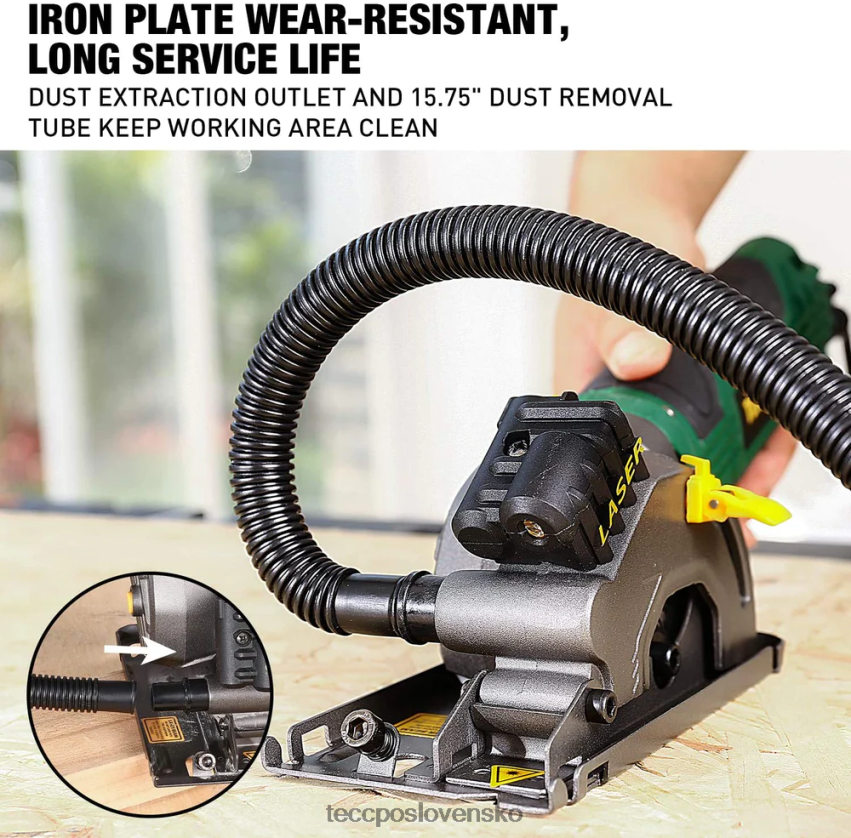 mini okružná píla TECCPO spracovanie dreva V6RH8X17