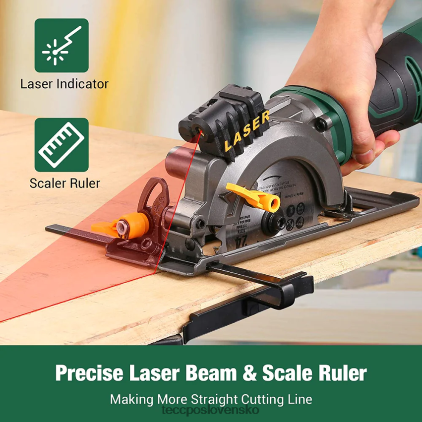 mini okružná píla TECCPO spracovanie dreva V6RH8X23