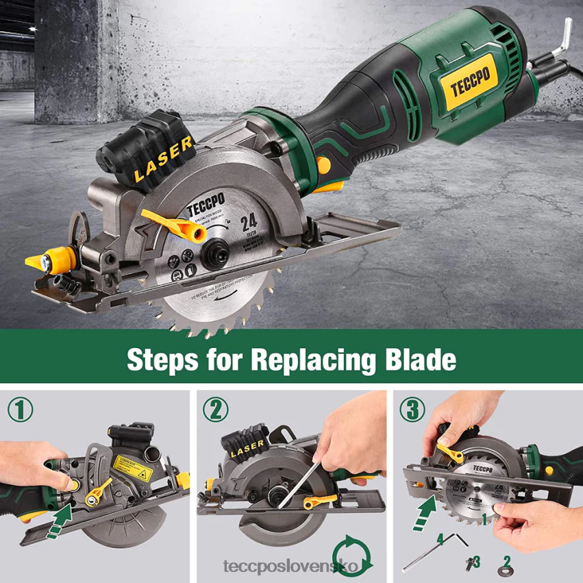 mini okružná píla TECCPO spracovanie dreva V6RH8X23