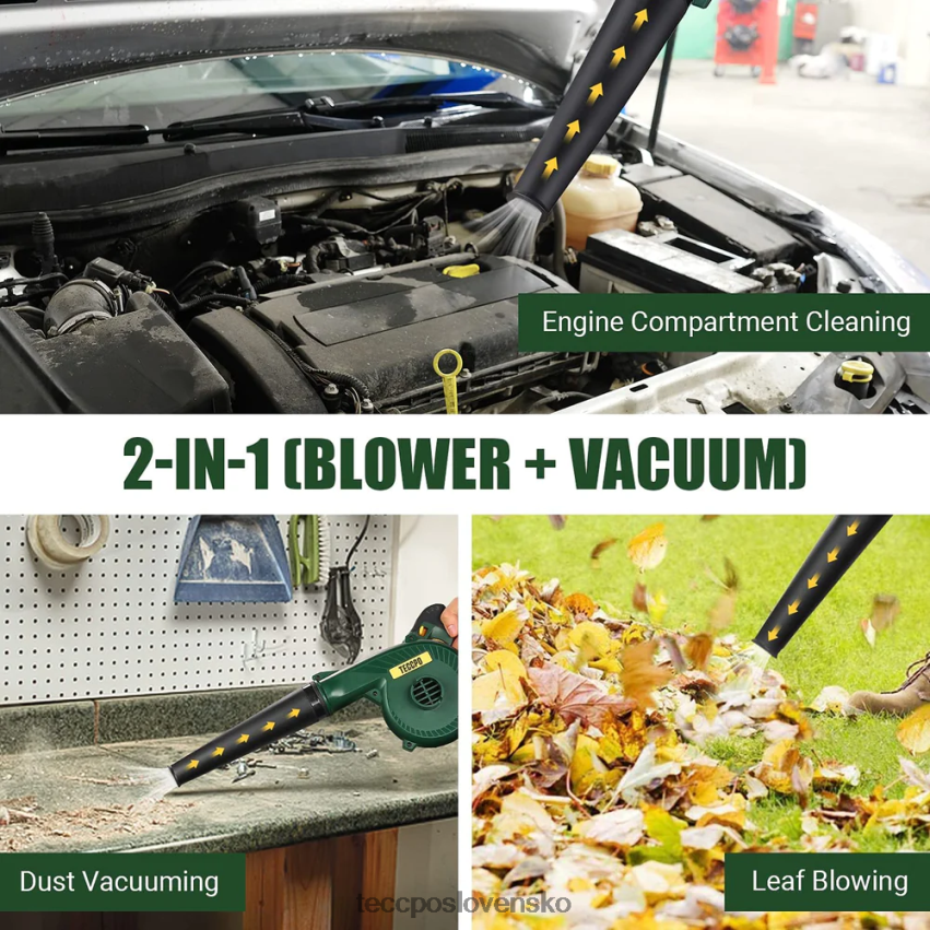 akumulátorový fúkač/zametač TECCPO starostlivosť o záhradu V6RH8X56