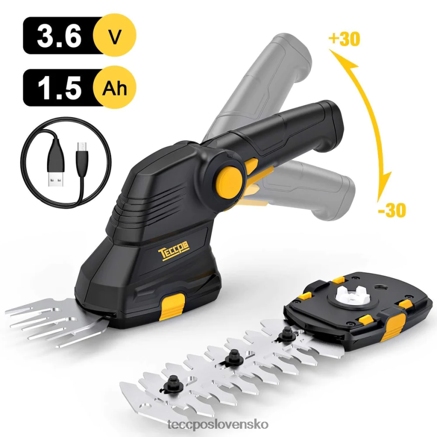 akumulátorové nožnice na trávu TECCPO starostlivosť o záhradu V6RH8X60