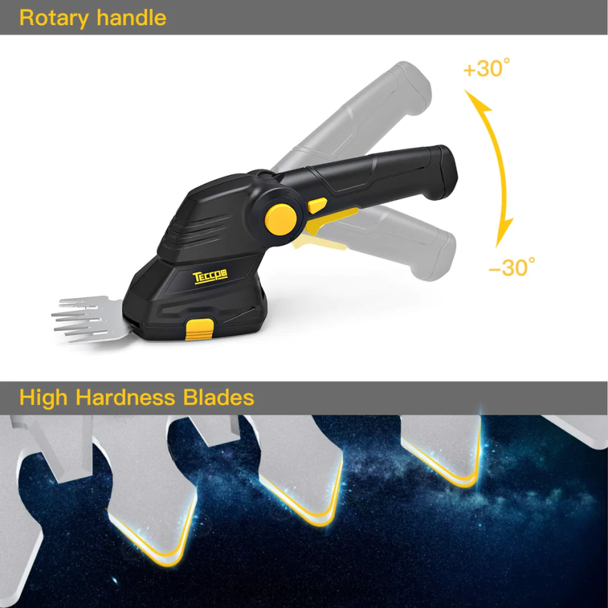 akumulátorové nožnice na trávu TECCPO starostlivosť o záhradu V6RH8X60